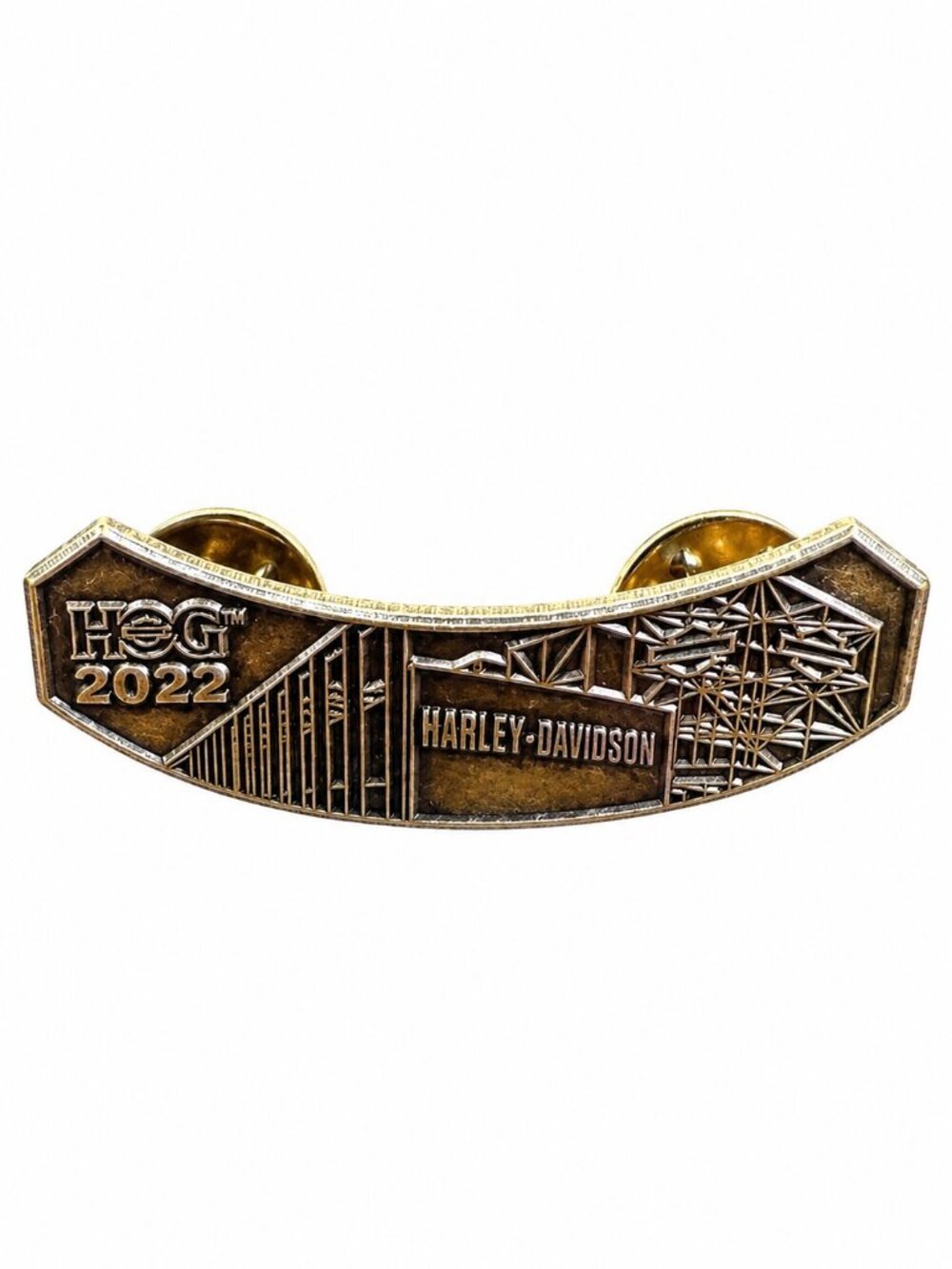 2022 Harley-Davidson HOG Rocker Museum Vest Jacket Pin NWT Collectible